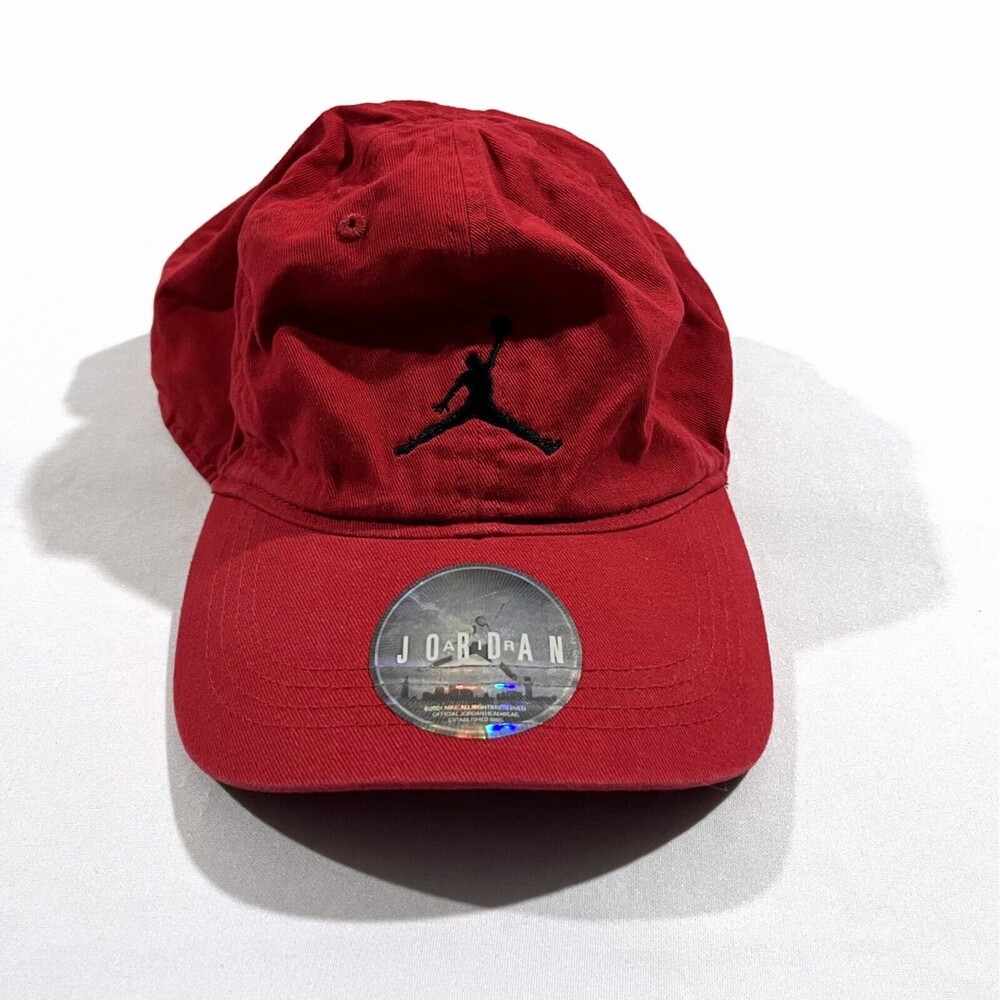 Air Jordan Jumpman Youth Hat Cap Strapback Adjustable Red Black Basketball Kids